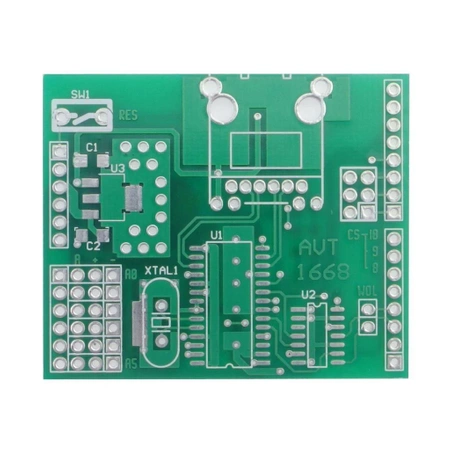 AVTduino ETHERNET moduł ENC28J60 zgodny z Arduino - PCB do projektu AVT 1668
