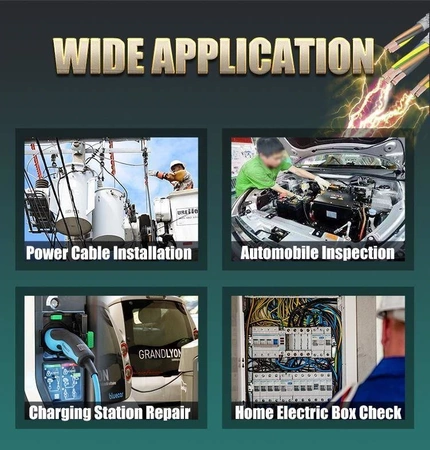 Profesjonalny zestaw narzędzi warsztatowych Proskit PK-4046BM z miernikiem uniwersalnym TrueRMS