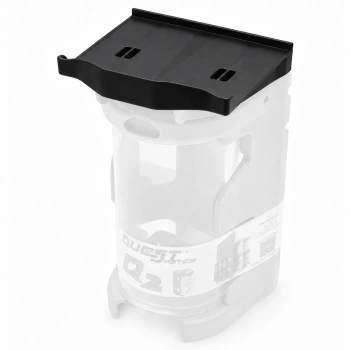 Półka do organizerów Q2 i Q2 Long QuestSystem 8 x 7,5 cm - mocowana na zatrzaski, czarna
