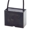 Kondensator rozruchowy do silnika 3µF 450VAC, CBB61, przewody ok. 10 cm, 38 × 19 × 31 mm