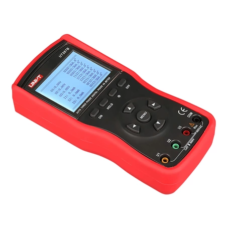 Miernik parametrów sieci trójfazowej Uni-T UT-267B, moc czynna, bierna i pozorna, RS-232