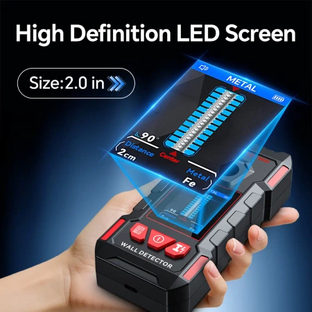 Wykrywacz ukrytych przewodów, metali i drewna w ścianach, Noyafa NF-5105