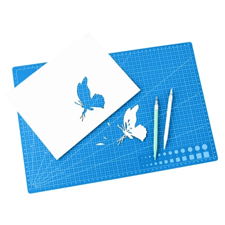 Mata modelarska do cięcia, samogojąca A3 45x30cm wielowarstwowa, niebieska