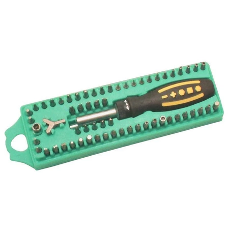 Zestaw bitów 58szt z grzechotką, Proskit SD-205