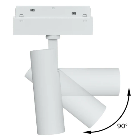 Reflektor szynowy magnetyczny 10W 800lm 4000K biały M-LINE