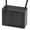 Kondensator rozruchowy do silnika 4µF 450VAC, CBB61, przewody 20 cm, 38 × 18 × 29 mm, EPERS