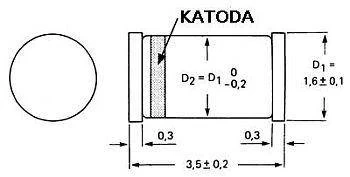 Dioda przełączająca 1N4148 - 0,15A 75V SMD