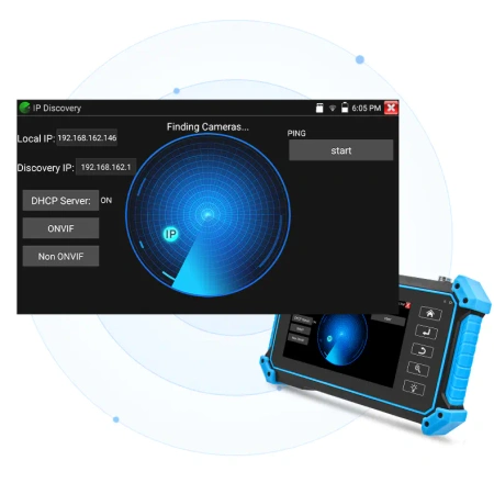 Tester kamer CCTV/IP 4K z ekranem dotykowym, polskie menu, Noyafa NF-IPC715