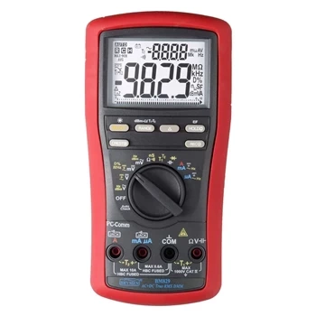 Multimetr AC+DC TRMS 9999 wskazań, AutoCheck, temperatura dwukanałowa, CAT IV 1000 V, Brymen BM829s