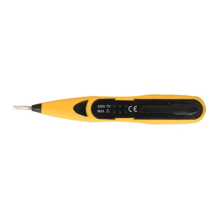 Próbnik napięcia stykowy 12–250 V, 50–500 Hz, długość 145 mm, wyświetlacz LCD, ORNO 1320