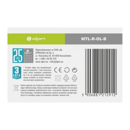 Łącznik kątowy do szyny magnetycznej zewnętrzny podtynkowy czarny M-LINE