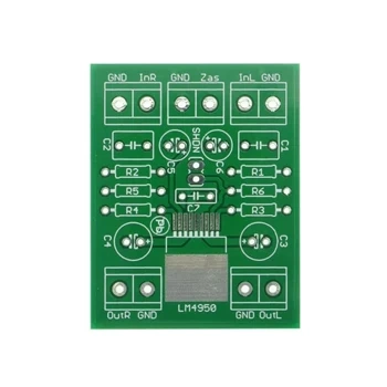 Miniaturowy, stereofoniczny wzmacniacz o mocy 2x3W, PCB do projektu AVT1712