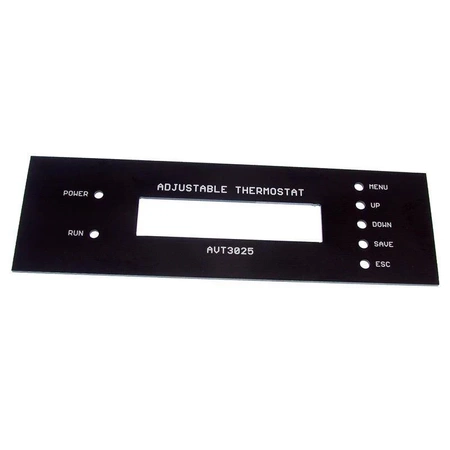 Regulowany termostat cyfrowy - płyta czołowa do projektu AVT 3025