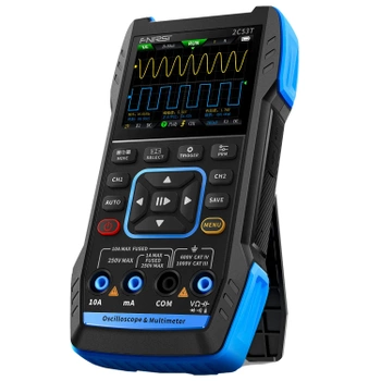 Dwukanałowy oscyloskop z multimetrem i generatorem 50MHz FNIRSI 2C53T