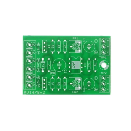 Regulator obrotów wentylatorów w komputerze PC, PCB do projektu AVT478