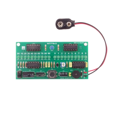 Gra zręcznościowa - miernik refleksu - pomiar czasu od 0.01-0.99s - KIT AVT 770