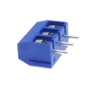 Złącze śrubowe 3 pola, raster 5, h=10mm DG301