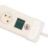 Listwa zasilająca 4 gniazda, 1.8m, włącznik, 3G1.5, Brennenstuhl Premium-Line, biały