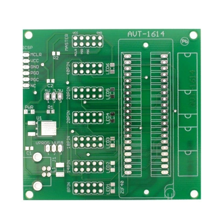 Uniwersalny adapter dla programatora PIC - PCB do projektu AVT 1614