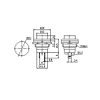 Przełącznik chwilowy OFF-(ON) reset czarny PBS-26BB