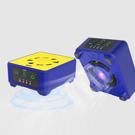 Lampa UV CUV-3 Mechanic z wentylatorem, USB-C, akumulator 800mAh