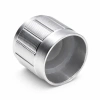 Gałka aluminiowa do potencjometru na oś 6mm - 16x17mm - srebrna - GSL16