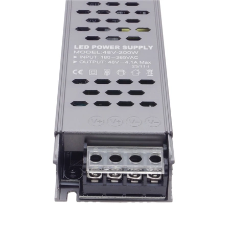 Zasilacz impulsowy 48 V DC, 4 A, 200 W, obudowa metalowa