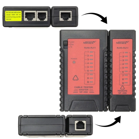 Podstawowy zestaw serwisanta sieci LAN Noyafa NF-1304