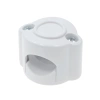 Uchwyt kabla plastikowy 42×32 mm natynkowy biały - Retro PRL
