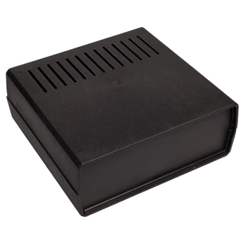Obudowa uniwersalna Z1AW, 172 × 176 × 68 mm, PS, czarna, wentylowana, z panelami bocznymi, Kradex