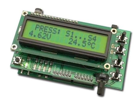 AVTduino LCD - wyświetlacz i panel peryferiów Arduino - zlutowany KIT AVT 1615