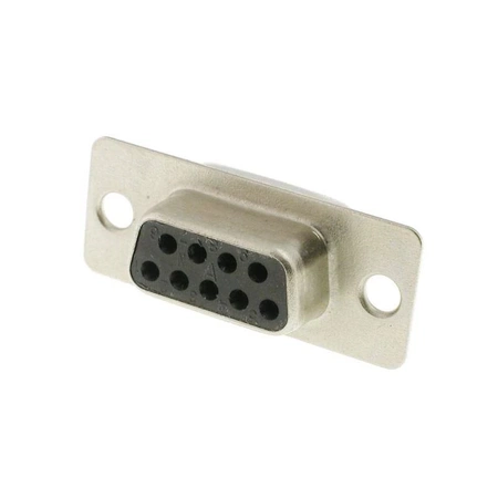 Gniazdo D-Sub żeńskie DB9 9-pin proste na przewód Connfly do elektroniki i automatyki