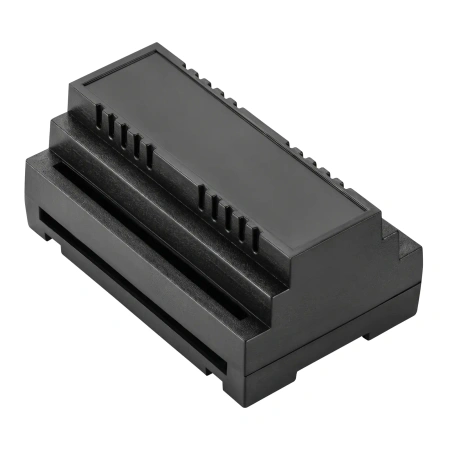 Obudowa modułowa na szynę DIN Z104, 88,8 × 138,8 × 62,8 mm, ABS V0, czarna, Kradex