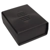 Obudowa uniwersalna Z2W, 150 × 179 × 70 mm, PS, czarna, wentylowana, z panelami bocznymi, Kradex