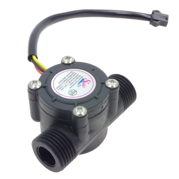 Czujnik przepływu cieczy, wody 1-30l/min - 1/2 cala - przepływomierz ZJ-S201