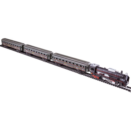 Zestaw Elektryczna Kolejka - Parowóz + Wagony Pasażerskie