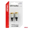 Żarówki LED W16W T15 bez CANBUS 12/24 V, 9 diod SMD, światło białe, 2 szt. - AMiO 04991