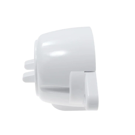 Włącznik światła podwójny, montaż natynkowy, kolor biały, seria Retro PRL