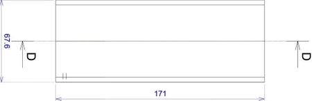 Obudowa 178x171, h=67mm wentylowana, Z1A