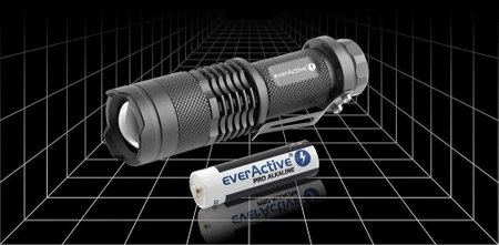 Latarka LED everActive FL-180, CREE 3W, 120-180lm, fokus