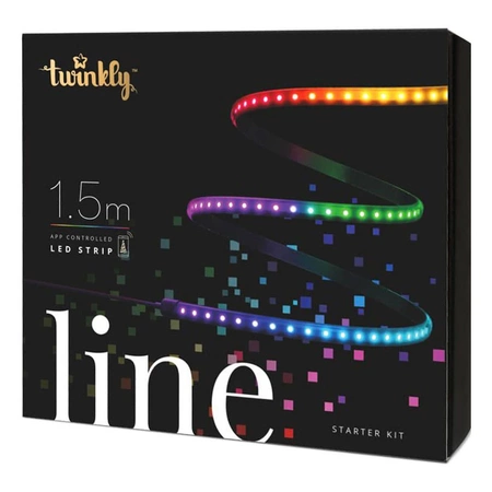 Programowalna taśma LED RGB 1.5m Twinkly Line, Starter KIT z zasilaczem i kontrolerem