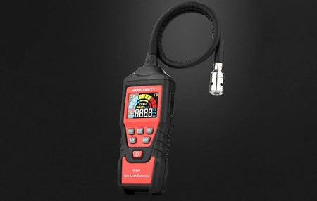 Detektor wycieku gazów z alarmem Habotest HT601B + pomiar temperatury
