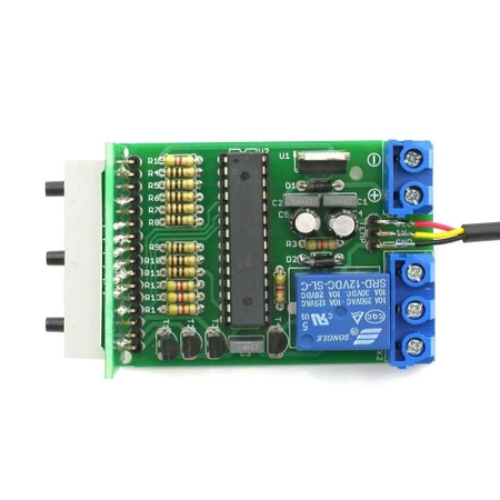 Termostat z wyświetlaczem LED - zlutowany KIT AVT 3220