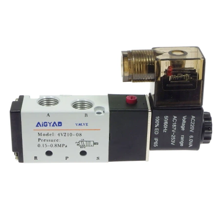 Elektrozawór pneumatyczny, 230 V, 0,15–0,8 MPa, 4V210-08