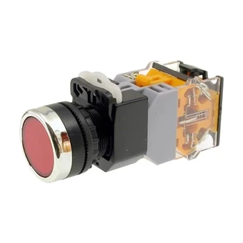 Przełącznik tablicowy LA38 monostabilny 22mm 10A 380V czerwony