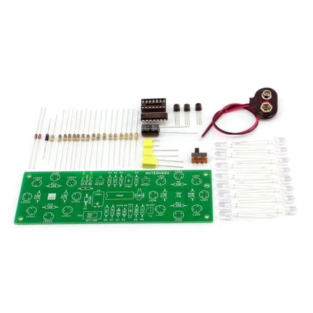 Stroboskop policyjny LED - zestaw DIY do nauki lutowania - AVT EDU621