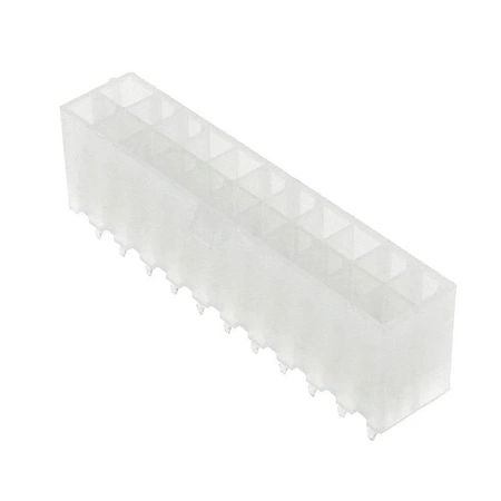 Wtyk ATX 22-stykowy męski prosty do montażu na PCB, raster 4,20 mm, biały, KWM4505-22S