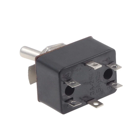 Przełącznik KN3-3 2-pozycyjny ON-ON, bistabilny, 3A, 250V AC, czarny