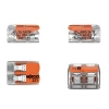Szybkozłączka WAGO 221-412 z dźwigniami na 2 przewody, drut i linka 0,2-4mm², 32A 450V