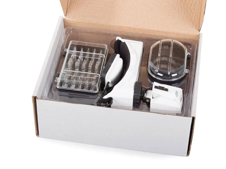 Lupa nagłowna LED czołowa, okulary 28x. Model 9892E1